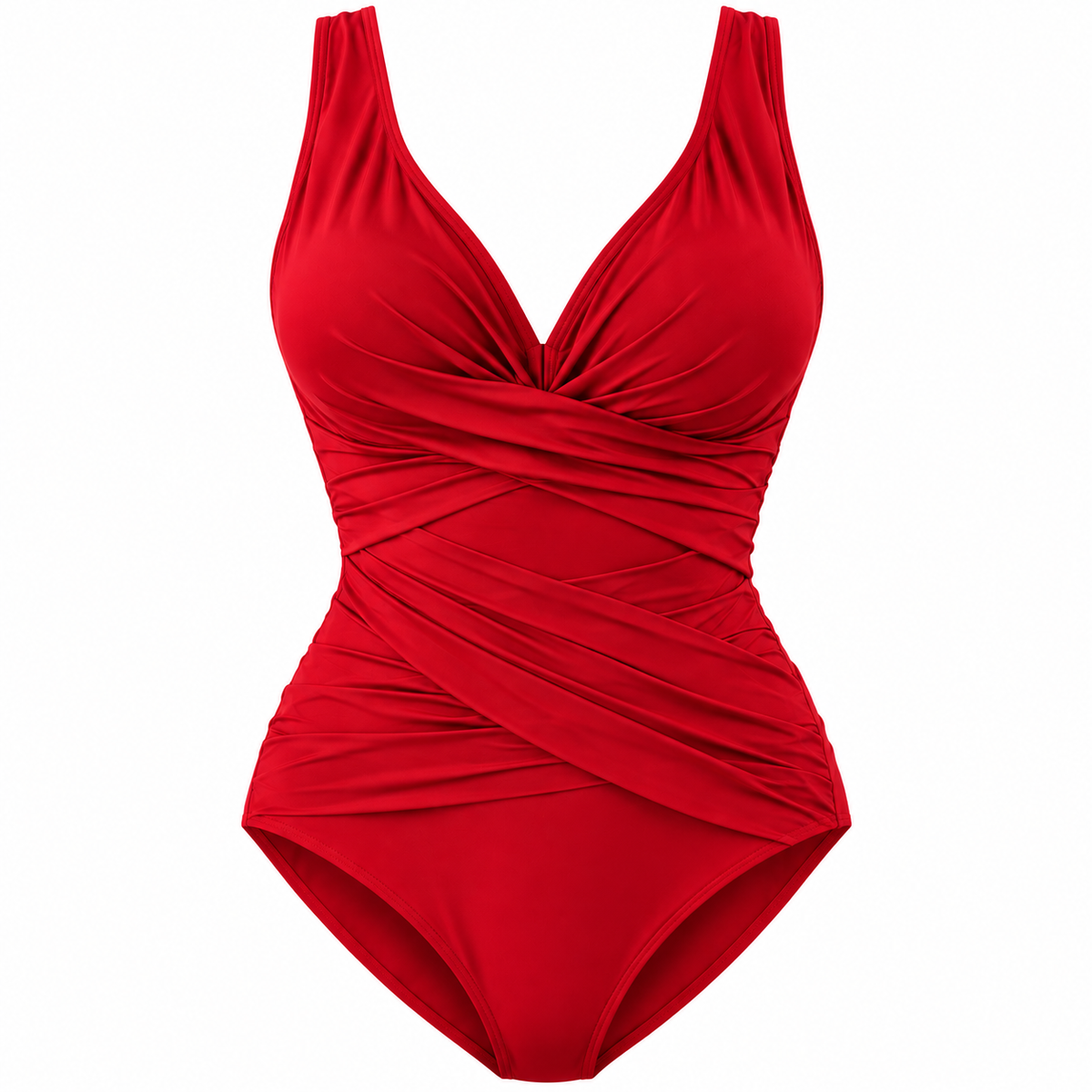 Élancia™ – Maillot Une Pièce Drapé & Flatteur