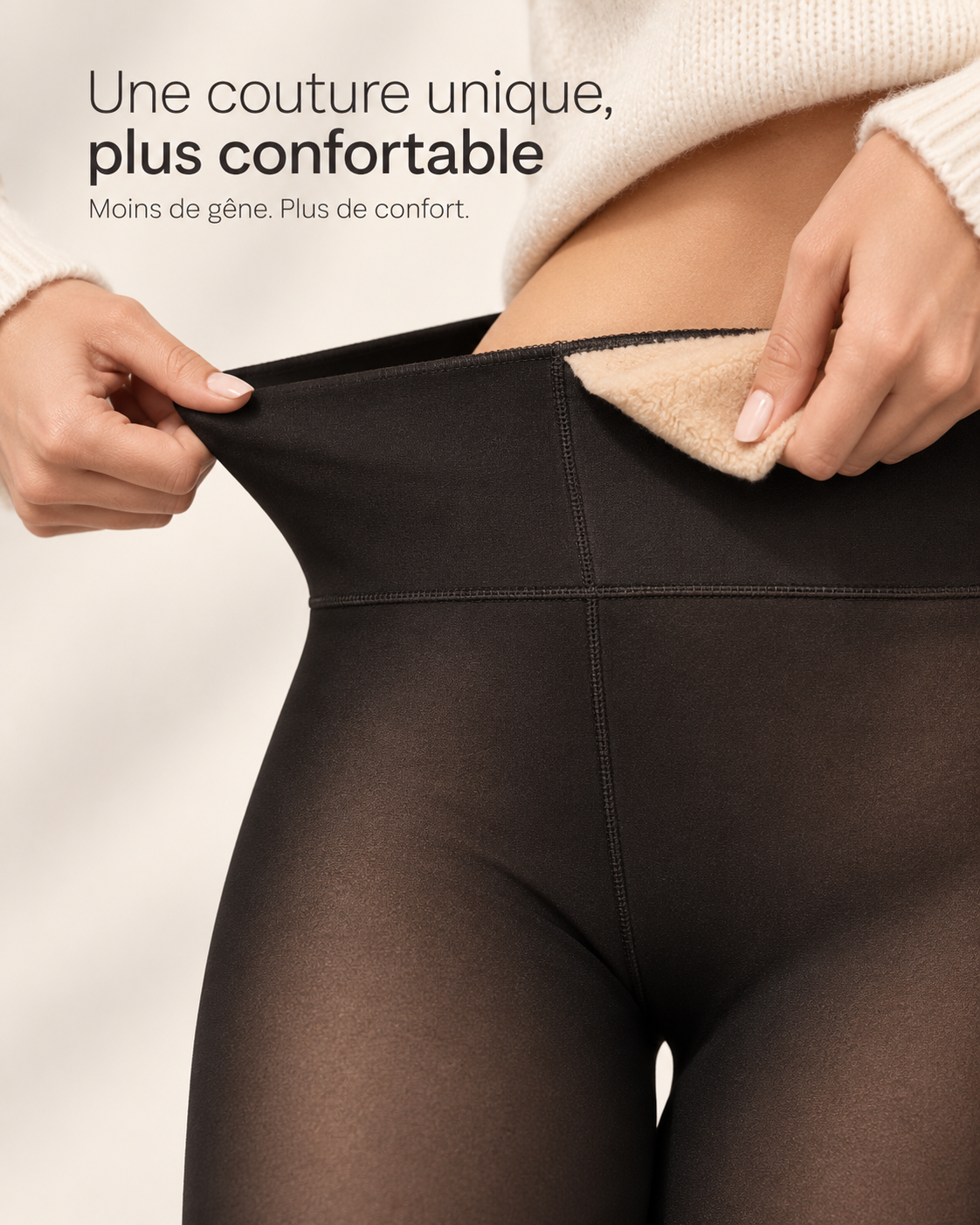 Polaruxe™ — Legging Sculptant Polaire Effet Collant
