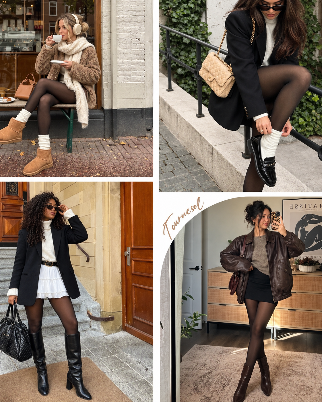 Québelya™ — Collants Thermiques Gainants à Effet Transparent
