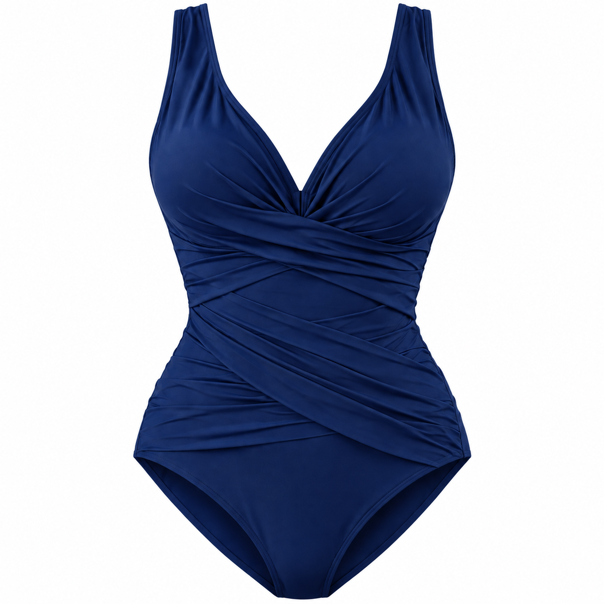 Élancia™ – Maillot Une Pièce Drapé & Flatteur