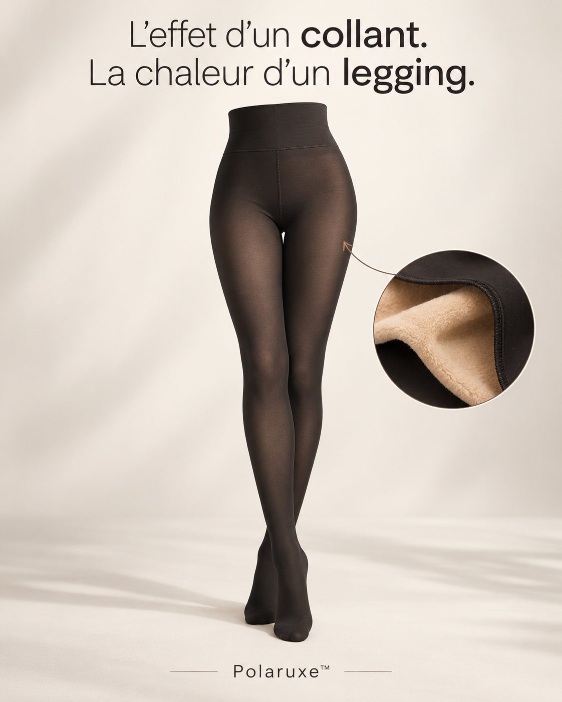 Polaruxe™ — Legging Sculptant Polaire Effet Collant