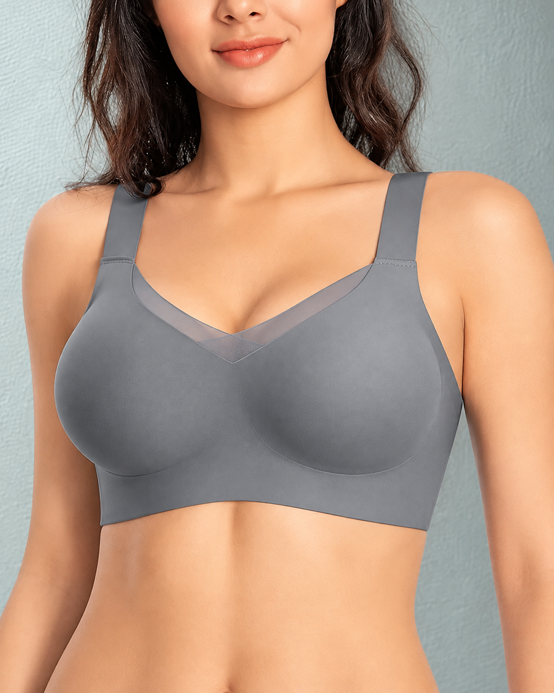 ÉléganciaSoft™ – Le Soutien-Gorge Sans Armatures à Encolure V Qui Sublime Votre Silhouette