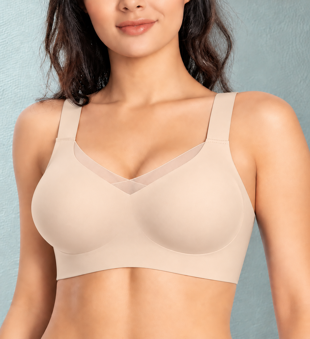 ÉléganciaSoft™ – Le Soutien-Gorge Sans Armatures à Encolure V Qui Sublime Votre Silhouette