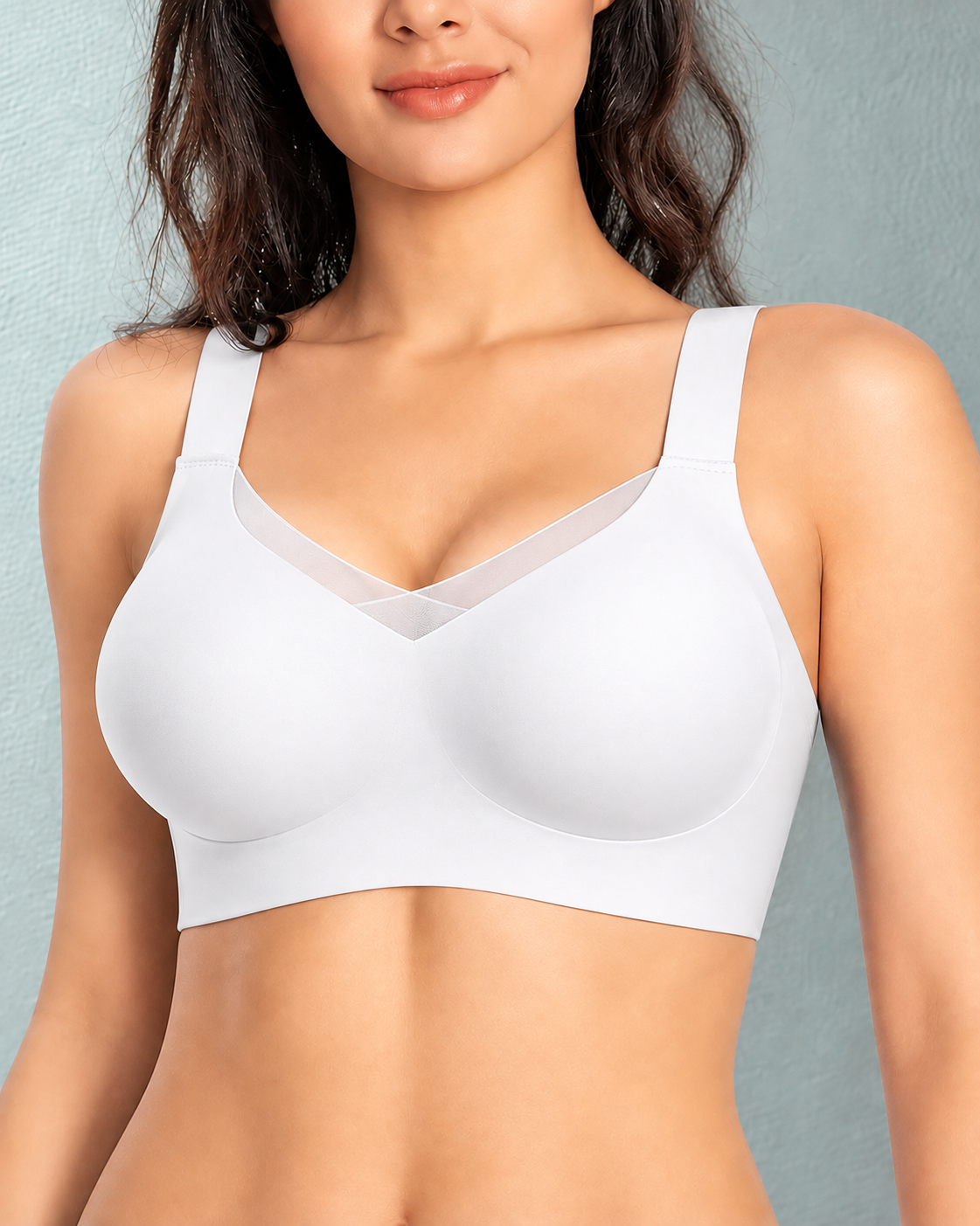 ÉléganciaSoft™ – Le Soutien-Gorge Sans Armatures à Encolure V Qui Sublime Votre Silhouette